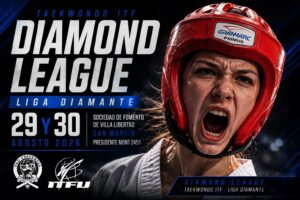 Afiche oficial del Torneo Liga Diamante 2026 de Taekwon-Do Universal Chile – ATUCH